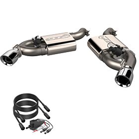2016-2022 Chevrolet Camaro SS 6.2L Screamer Exhaust Axle Back 3 Inch Dual Tip Bumper Quick Time Performance - 400116