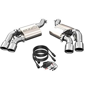 2016-2022 Chevrolet Camaro SS 6.2L Screamer Exhaust Axle Back 3 Inch Quad Tip Bumper Quick Time Performance - 400117