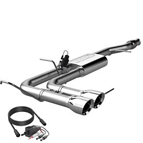2014-2018 Chevrolet Silverado & GMC Sierra 1500 4.8/5.3L EC/SB, CC/SB Screamer Exhaust Cat Back Side Exit Quick Time Performance - 410014