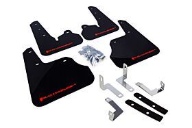 2012-2016 Subaru Impreza Limited/Premium/Sport Rallyarmor Urethane Mud Flaps Black/Red - RAL-MF22-UR-BLK/RD