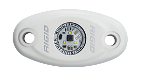 High Power White Housing Cool White A-Series Auxiliary LED Light by Rigid Industries - 480213
