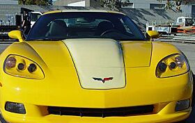2005-2013 Chevrolet Corvette C6 RKS Fiberglass Supercharger Hood - 16011000