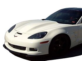 2005-2013 Chevrolet Corvette C6 RKS Fiberglass Whipple Supercharger Hood - 16011030