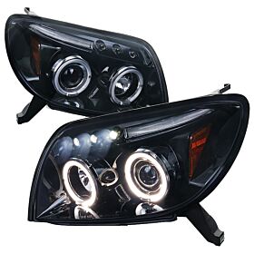 2003-2005 Toyota 4Runner Halo LED Smoke Projector Headlights - 2LHP-4RUN03G-TM