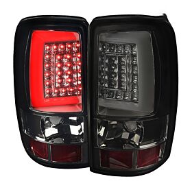 2000-2006 Chevrolet Tahoe Smoke LED-Bar Tail Lights  - LT-DEN00GLED-G2-TM