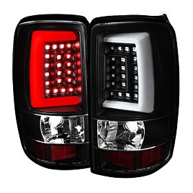 2000-2006 Chevrolet Tahoe Black LED-Bar Tail Lights  - LT-DEN00JMLED-G2-TM