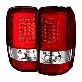 2000-2006 Chevrolet Tahoe Red LED-Bar Tail Lights  - LT-DEN00RLED-G2-TM