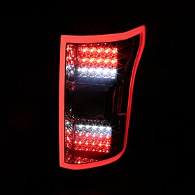2015-2017 Ford F-150 Smoke LED Tail Lights  - LT-F15015GLED-TM