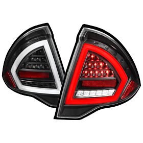 2010-2012 Ford Fusion Black LED Tail Lights  - LT-FUS10JMLED-TM