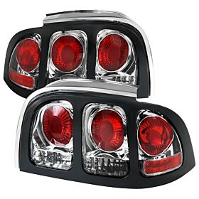 1994-1998 Ford Mustang Clear Tail Lights  - LT-MST94-APC