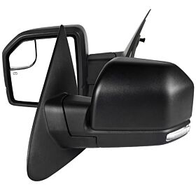 2003-2006 Ford Expedition Black Clear Signal + Power + Heated Towing Mirrors - RMV-EPED03HP-G2-FS