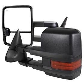 1988-1998 Chevrolet C10 Power Heated w/LED Signal Towing Mirrors - RMX-C1088G3LEDHP-FS