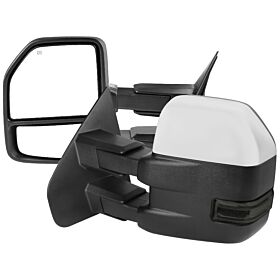 2004-2006 Ford F-150 Chrome Power Heated w/Smoke Signal Towing Mirrors - RMX-F15004F4GH-P-FS