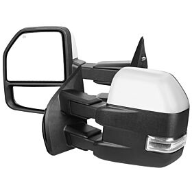 2015-2017 Ford F-150 Chrome Towing Mirrors - RMX-F15015F4H-P-FS