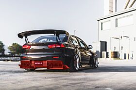 2008-2015 Mitsubishi Lancer EVO X Rear Diffuser - SFXLA-EVOX-DIFF-FRP