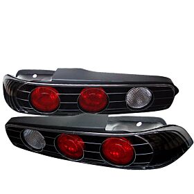 1994-2001 Acura Integra 2DR Black Euro Style Tail Lights - 111-AI94-BK