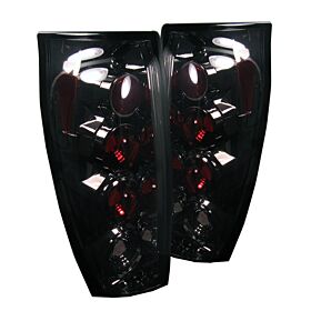2002-2006 Chevy Avalanche Smoke Euro Style Tail Lights - 111-CAV04-SM