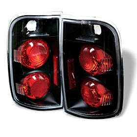 1995-2005 Chevy Blazer Black Euro Style Tail Lights - 111-CB95-BK