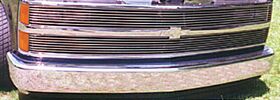 Silverado Grille 88-93 Chevrolet Silverado Aluminum Polished Billet Series T-REX Grilles - 20025