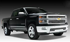 Silverado Grille 14-15 Chevrolet Silverado Aluminum Polished 2 Piece Billet Series T-REX Grilles - 20121