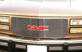 Sierra/Yukon Grille Insert 94-98 GMC Sierra, Yukon Aluminum Polished Billet Series T-REX Grilles - 20150