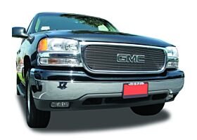 Sierra/Yukon Grille Overlay 99-02 GMC Sierra 00-06 Yukon Aluminum Polished Billet Series T-REX Grilles - 21175