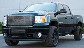 Sierra HD Bumper Grille 11-14 GMC Sierra HD Aluminum Polished Billet Series T-REX Grilles - 25209