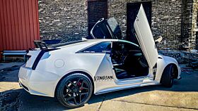 2008-2014 Cadillac CTS 2DR Bolt-on Vertical Lambo Door Conversion Kit - VDCCADCTSV0814