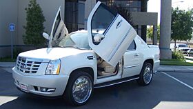 2007-2013 Cadillac Escalade EXT Bolt-on Vertical Lambo Door Conversion Kit - VDCCADEXT07