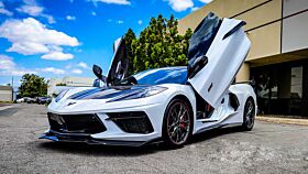 2020-2022 Chevrolet Corvette C8 Bolt-on Vertical Lambo Door Conversion Kit - VDCCHEVYCORC820