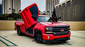 2014-2018 Chevrolet Silverado 1500 Bolt-on Vertical Lambo Door Conversion Kit - VDCCHEVYSILVER14
