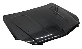2012-2014 Mercedes Benz C-Class 4DR OEM Style Carbon Fiber Hood by ViS Racing - 12MEC634DOE-010C