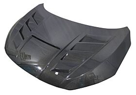 2017-2021 Honda Civic Type-R 2DR/4DR VS2 Style Carbon Fiber Hood by ViS Racing - 17HDFK84DVS2-010C