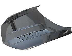 2017-2019 AUDI A4 4DR DTM Style Carbon Fiber Hood by ViS Racing - 17AUA44DDTM-010C