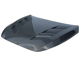 2017-2022 Infiniti Q60 2DR AMS Style Carbon Fiber Hood by ViS Racing - 17INQ602DAMS-010C