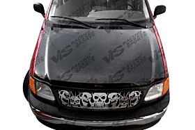 1997-2002 Ford Expedition OEM Carbon Fiber Hood by ViS Racing - VIS-97FDEXP4DOE-010C