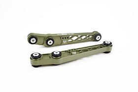 1989-1991 Honda CRX VooDoo13 Rear Lower Control Arms Hard Anodize Green - LOHN-0200HG