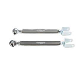 1991-1993 Nissan 240sx Base VooDoo13 Rear Toe Rods Gunmetal Hard Anodize Clear - TONS-0100HC