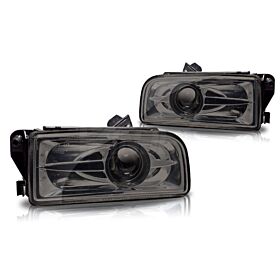1992-1998 BMW M3 E36 Smoke Halo Projector Fog Lights - CFWJ-0078-S