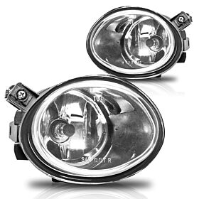 2001-2005 BMW M3 330i E46 Clear Fog Lights OE/Replacement Style - CFWJ-0081-C