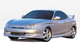 1997-1999 Hyundai Tiburon W-Type-Side Skirts 2PC by Wings West - 890367L-890367R
