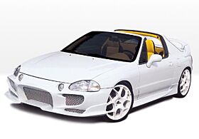 1993-1997 Honda Del Sol Racing Series Side Skirts 2PC by Wings West - 890572L-890572R