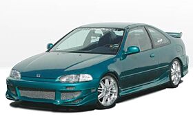 1992-1995 Honda Civic 2DR Tuner II Side Skirts 2PC by Wings West - 890581L-890581R