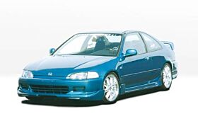1992-1995 Honda Civic 2DR G5 Series Side Skirts 2PC by Wings West - 890606L-890606R