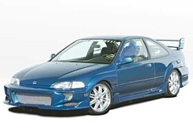 1992-1995 Honda Civic 2DR Gas Door Flare by Wings West - 890615