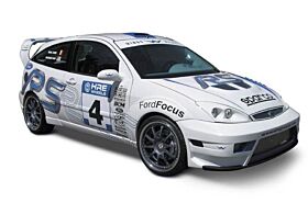2000-2004 Ford Focus 2DR/4DR/5DR WRC Front Fender Flares 2PC by Wings West - 890842-890843