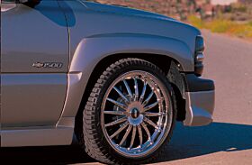 1999-2002 Chevy Silverado 2dr Xenon Urethane 4pc Fender Flare Kit - XEN-4210