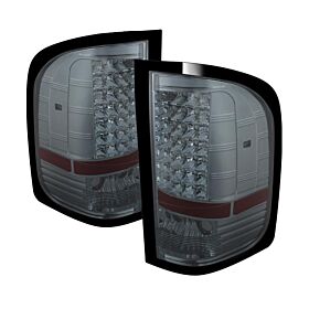 2007-2012 Chevy Silverado 1500/2500/3500 Smoke LED Tail Lights - ALT-JH-CS07-LED