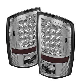 2007-2008 Dodge Ram 1500/2500/3500NChrome LED Tail Lights - ALT-JH-DR07-LED-C