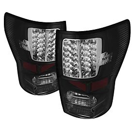 2007-2012 Toyota Tundra Black LED Tail Lights - ALT-JH-TTU07-LED-BK